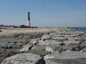 LBI Barnegat Lighthouse view from jetty