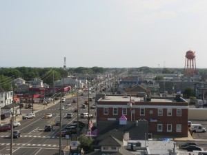 LBI view from Fantasy Island ferris wheel looking south in Beach Haven