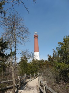 Lighthouse view from trail